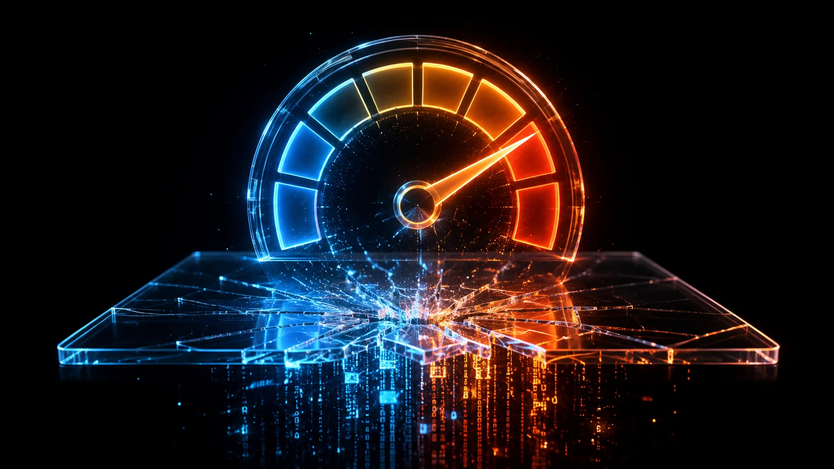 A vulnerability identifier next to a severity scoring gauge — CVE vs CVSS explained