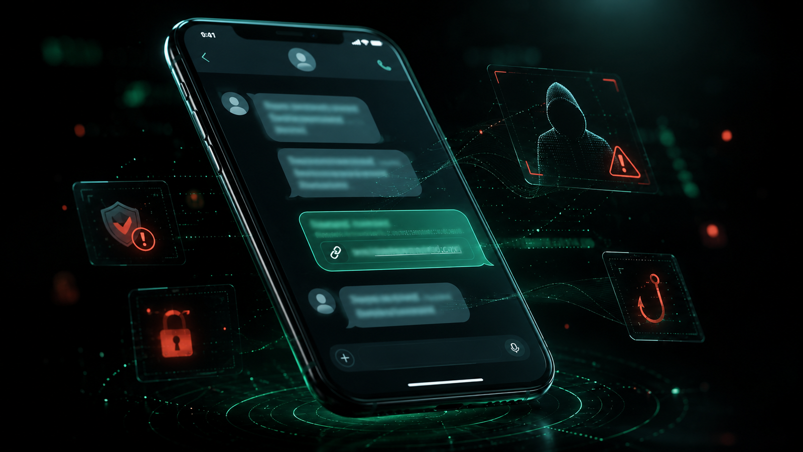 Cómo saber si un SMS de la AEAT es falso. — ilustración